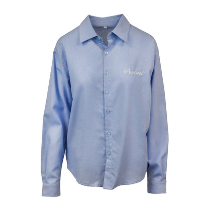 Ladies' Linen Button-Up Shirt