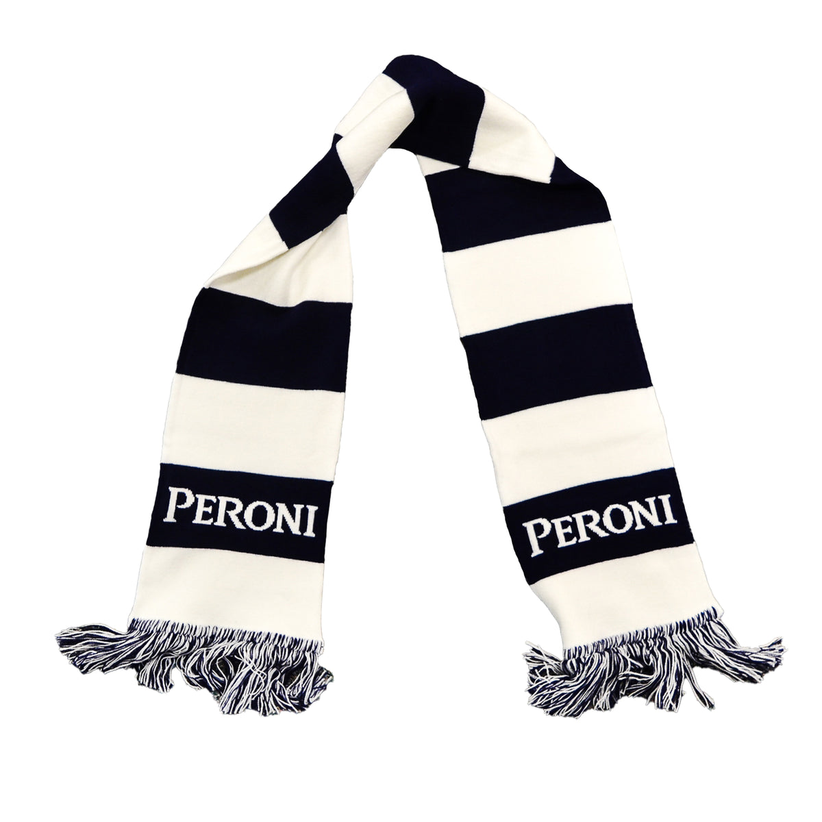 Striped Knit Scarf